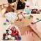 100 Pieces Star Printed 5"X 7" Gift Wrap Cello Cellophane Treat Bags Party Favor bags Clear Candy Cookie Bags Plastic Poly Goodie Storage Bags with Twist Ties for Bakery,Birthday, Wedding,Party
